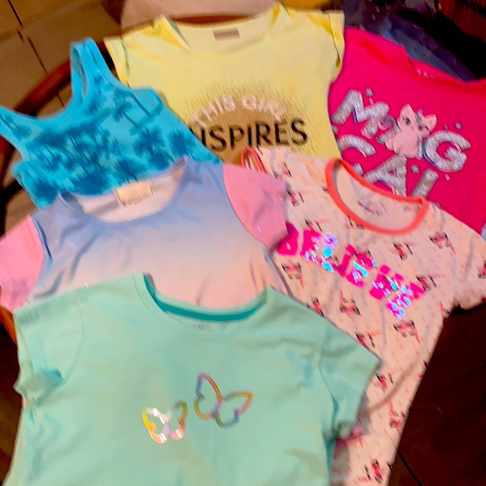 Girls Tops Size 7/8 Bundle of 6